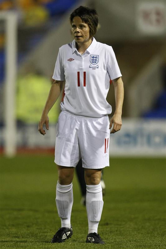 Leeds and England winger Sue Smith.